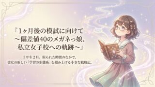 【1年の軌跡】1ヶ月後の模試に向けて【其の伍】