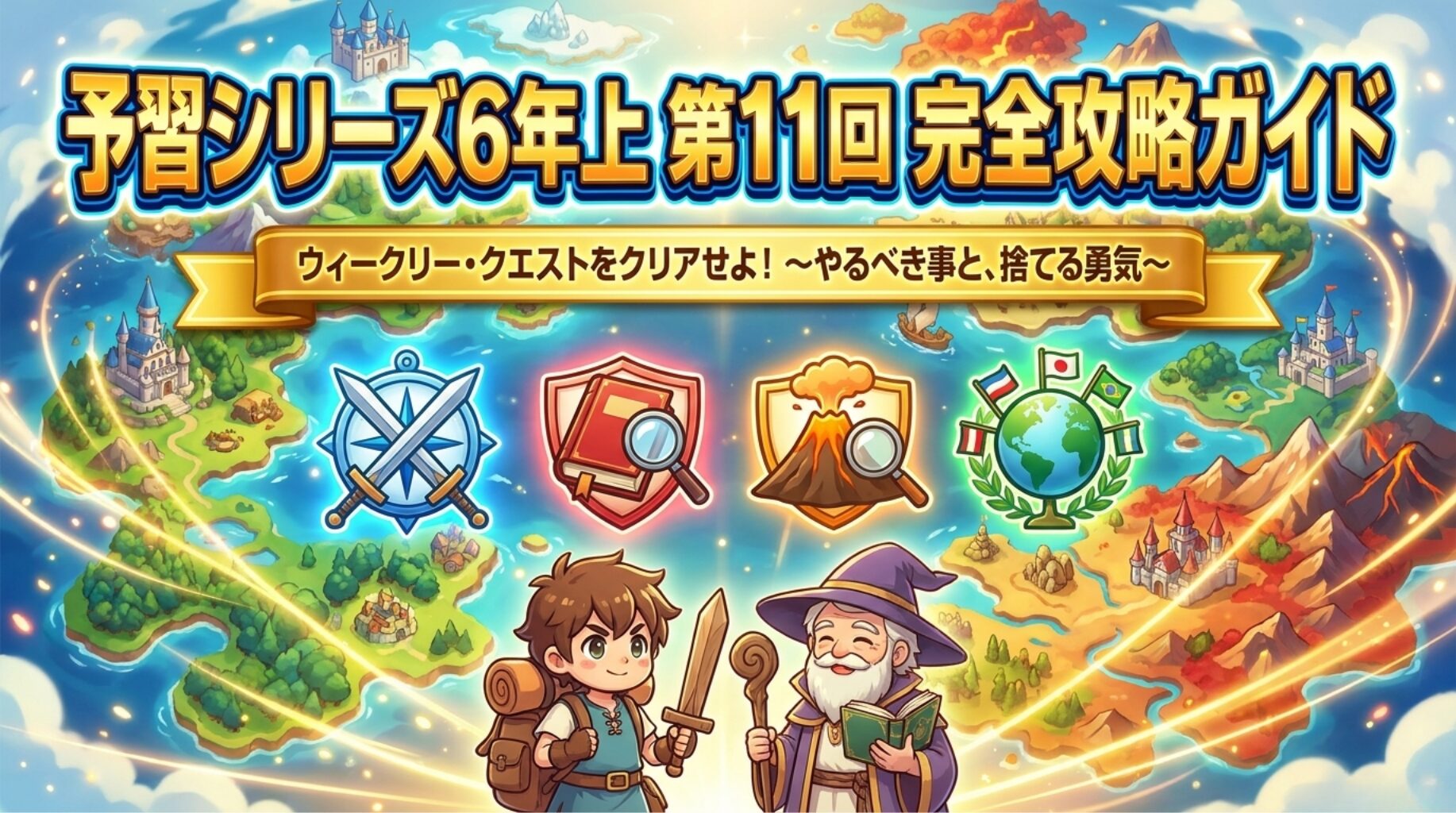 【6年上 第11回】完全攻略ガイド！各教科の分析・優先順位とわかりやすいポイント解説【四谷大塚２０２５】