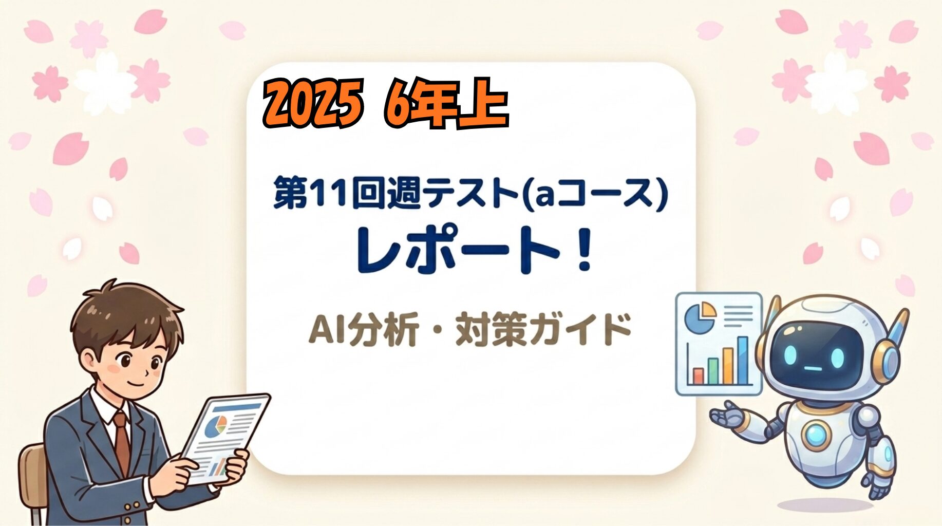 【四谷大塚】6年上 第11回 週テスト(aコース)結果！AI分析を活用した今後の対策【２０２５】