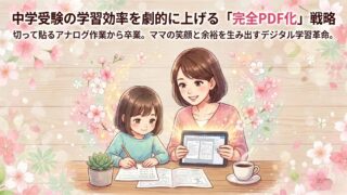 中学受験の学習効率を劇的に上げる!テキスト・過去問の「完全PDF化」戦略