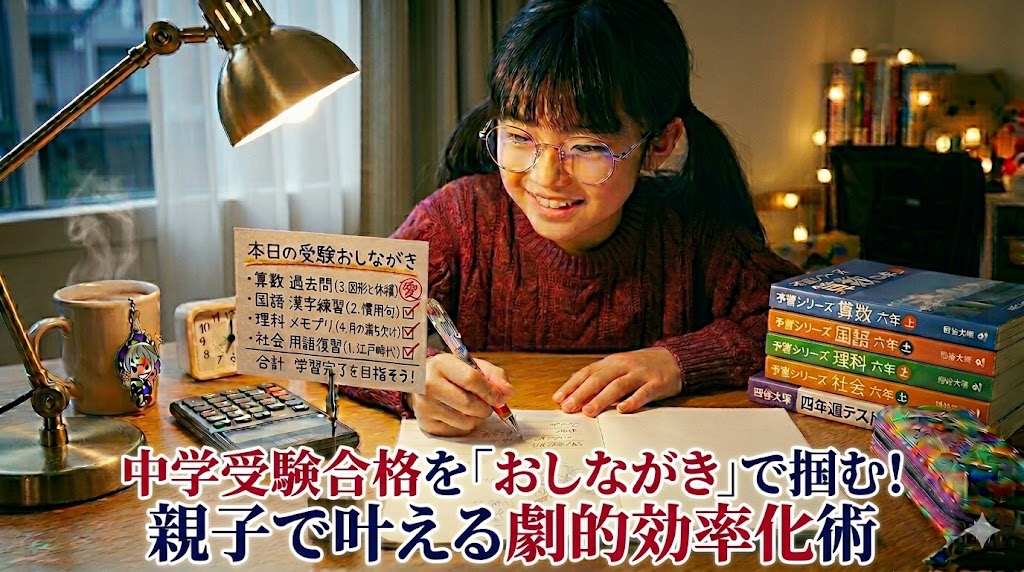 中学受験の効率化　おしながきの活用方法