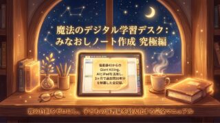 【中学受験】親の負担を激減!AIとデータ活用で作る「究極のみなおしノート」作成術