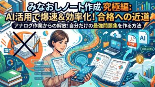 みなおしノート作成　AI活用法　究極編
