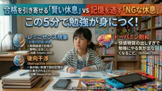 中学受験の脳科学:効果的な休憩法