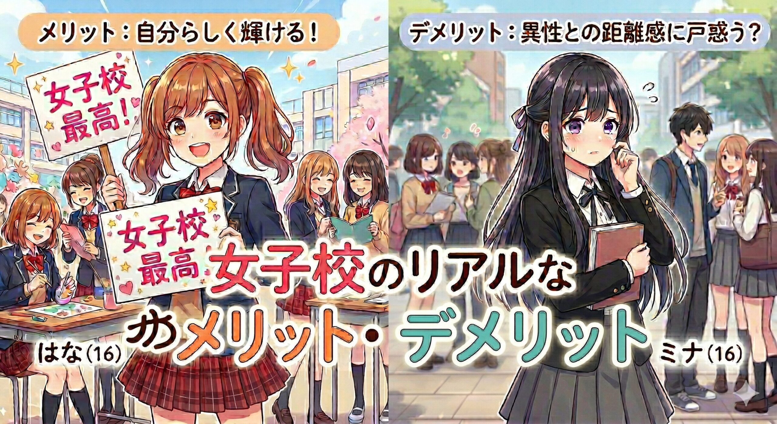 女子校のメリットとデメリットを徹底解説