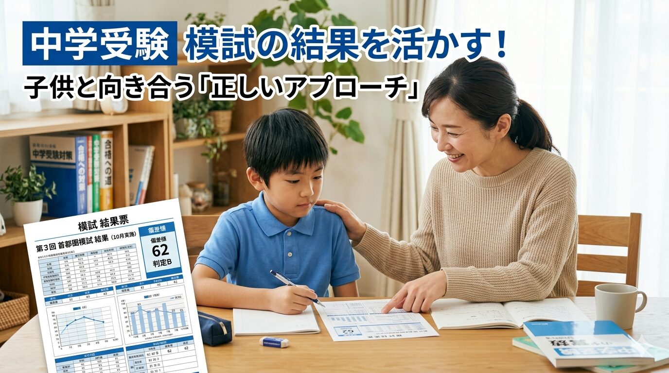 模試結果を活かす！子供と向き合う正しいアプローチ