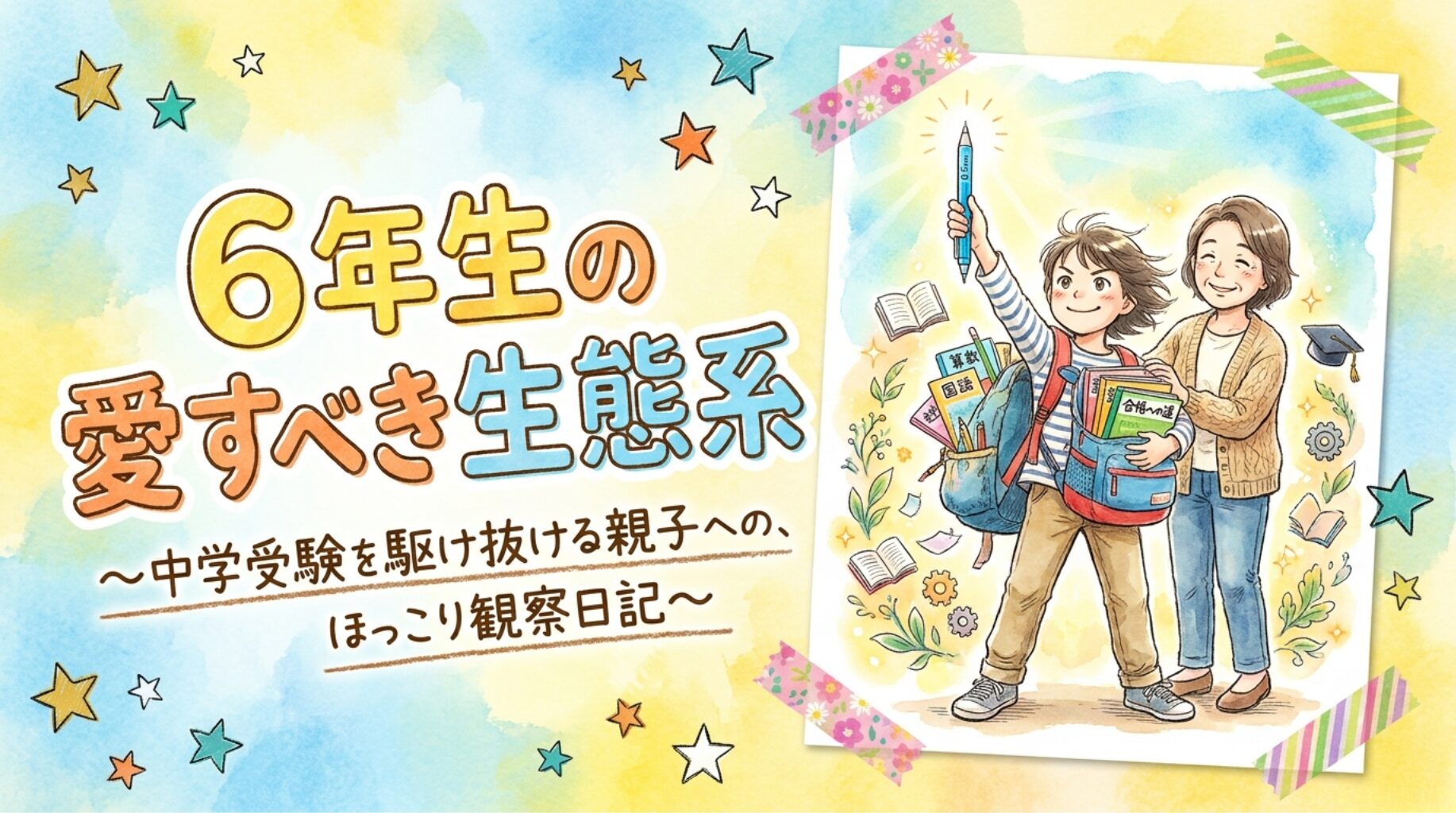小学6年生の「明るい中学受験あるある」