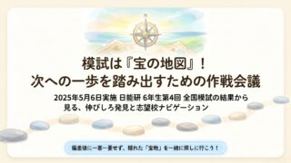 【中学受験】6年生の全国模試を徹底活用!〜偏差値に振り回されず、弱点補強と志望校選びの武器にしよう〜【日能研全国模試 第4回 5月6日】