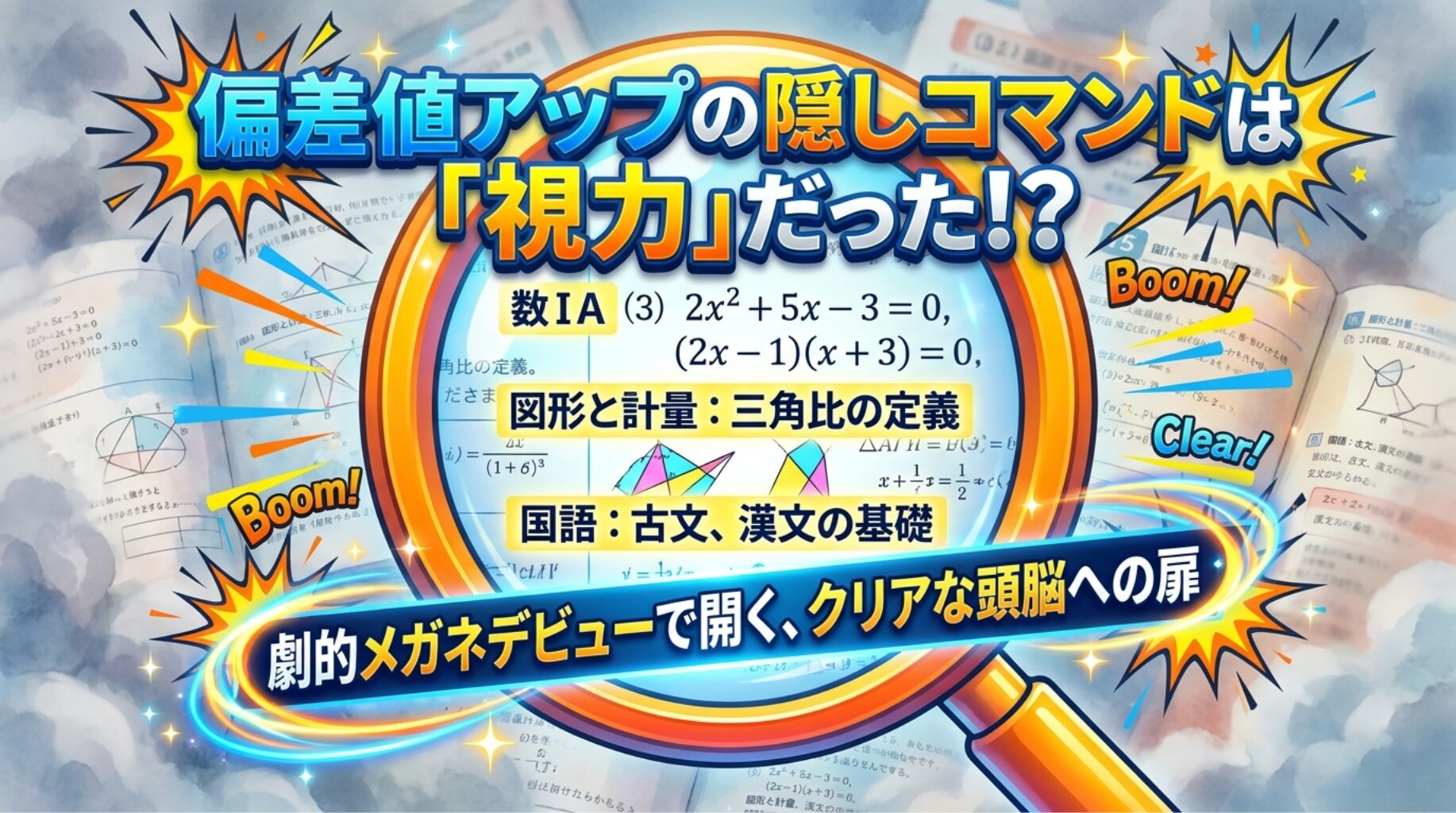 【中学受験】偏差値アップの鍵は「視力」！？娘、劇的メガネデビュー👓✨