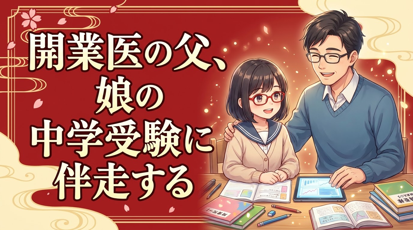 開業医の父、娘の中学受験に伴走する