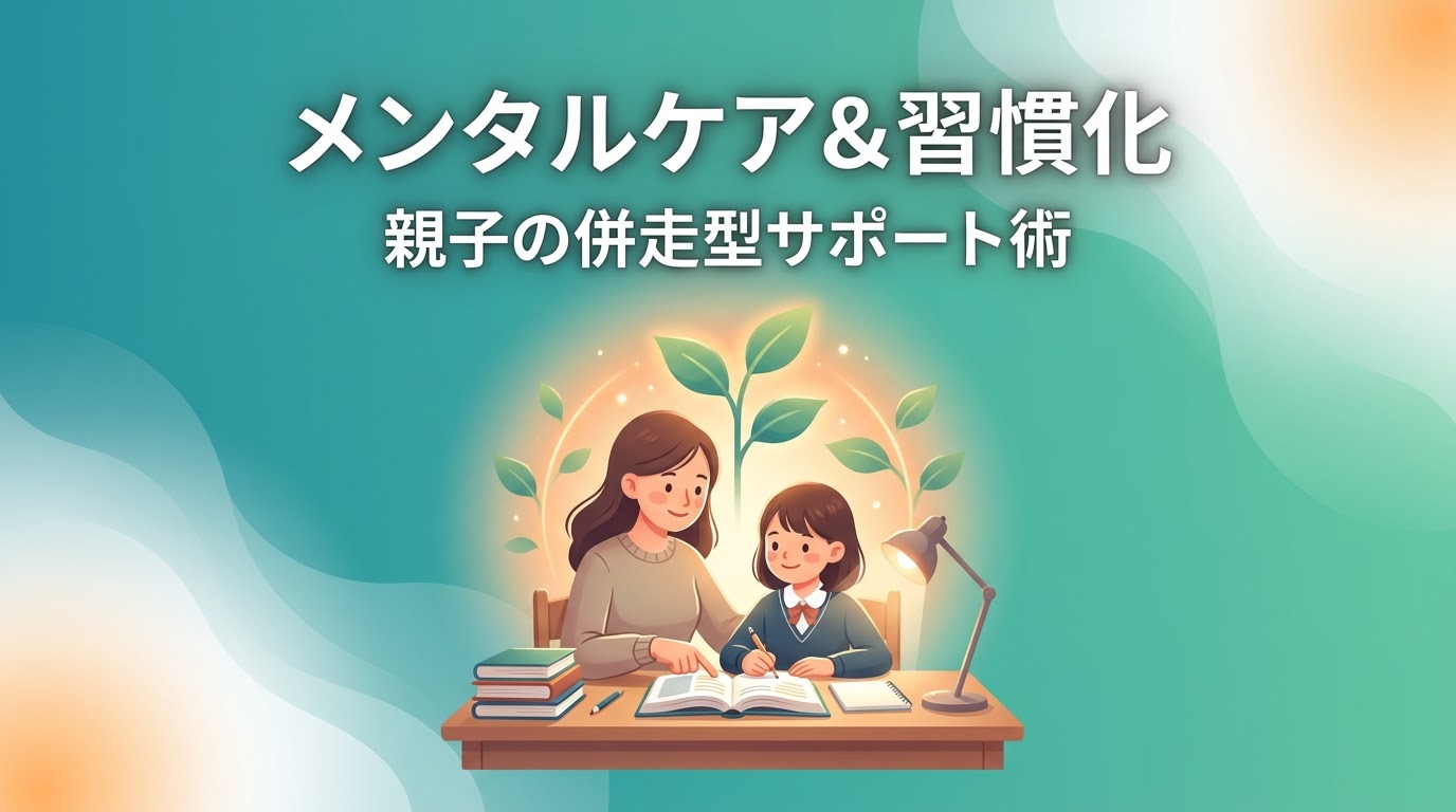 メンタルケア＆習慣化 親子の併走型サポート術