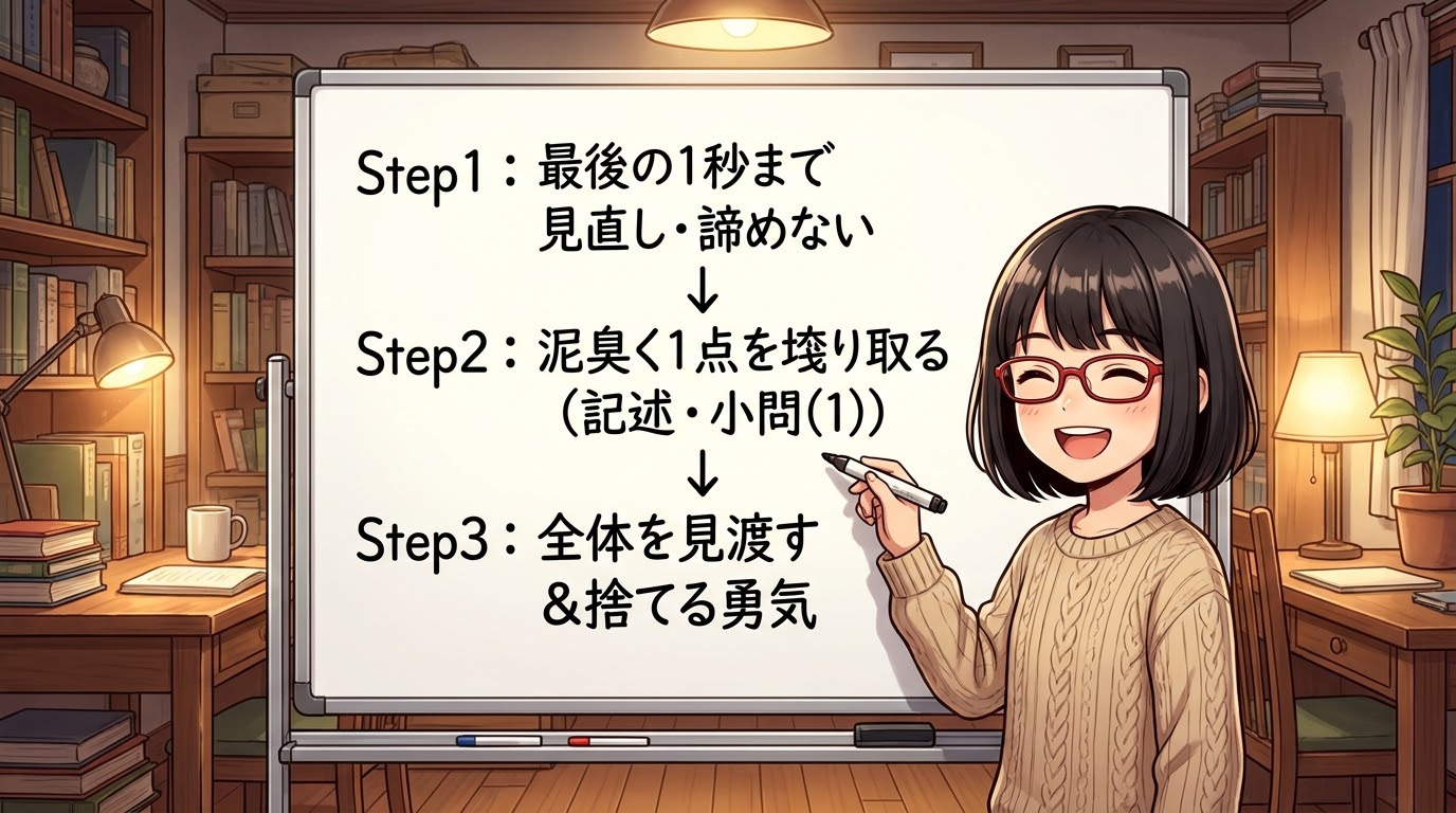 過去問演習で徹底させたい立ち回りの3鉄則