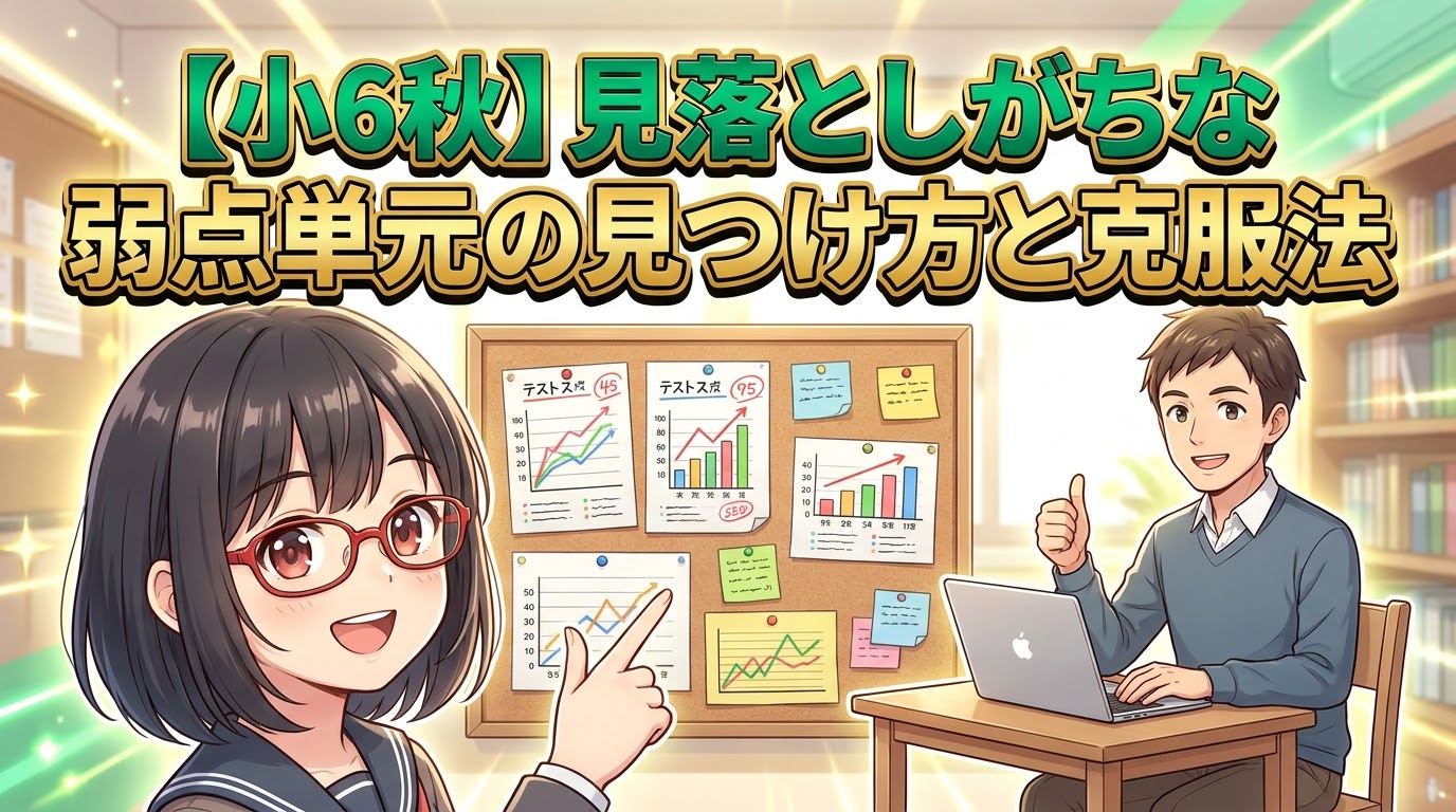 見落としがちな弱点単元