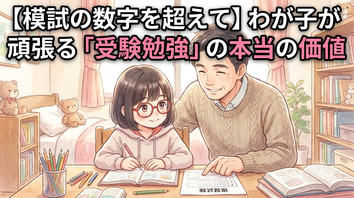 模試の数字に追われる日々の中で。わが子が今やっている「受験勉強」の本当の価値に気づいた話